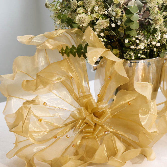 Create a Giant Organza Flower – Elegant and Whimsical Decor for Any Event!